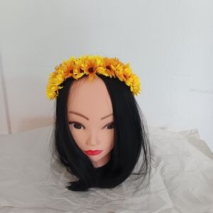 Yellow Floral Hair Accessory